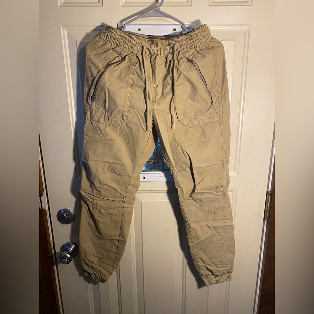 Tan Joggers